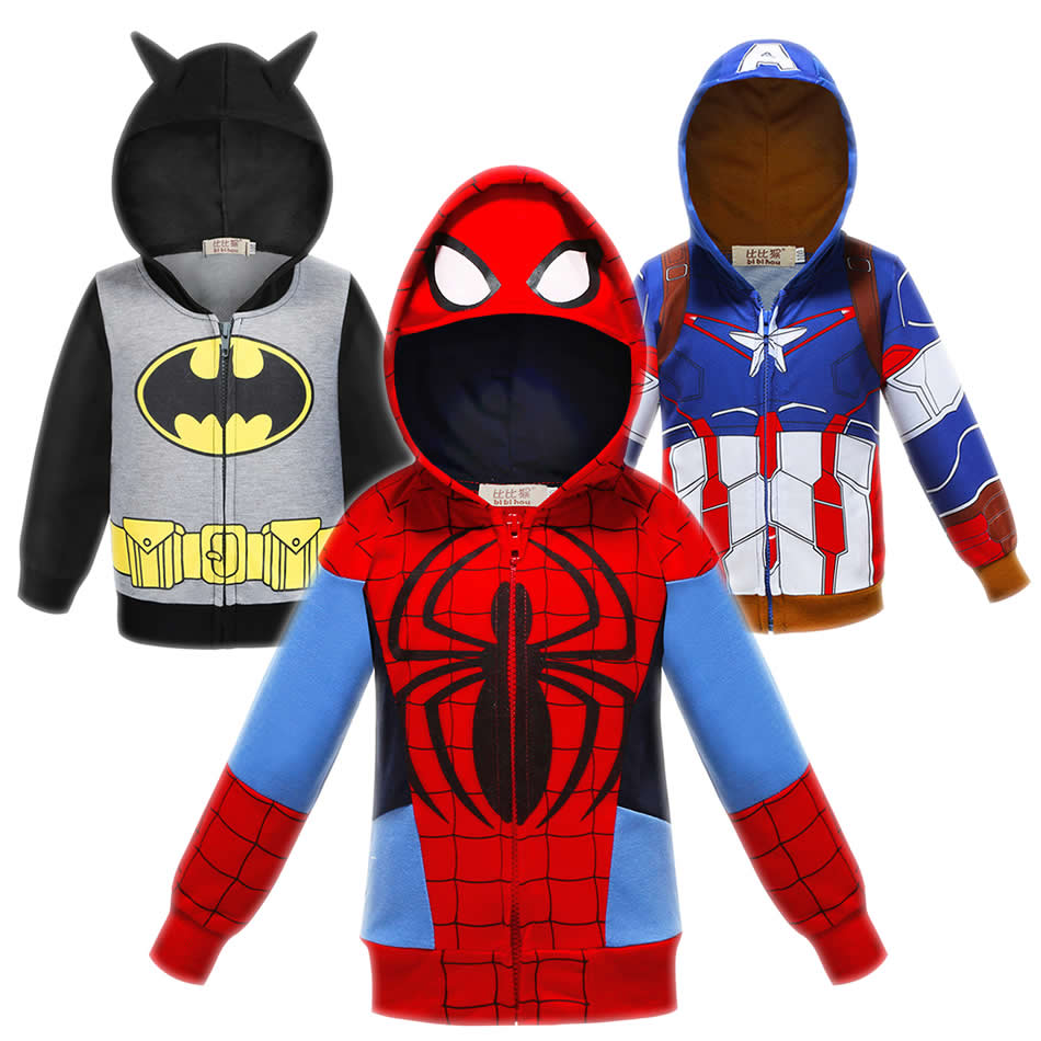 Boys Hero Hoodies - BabyOlivia