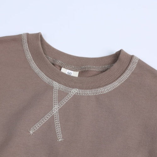 Children's Round Neck Payama Set