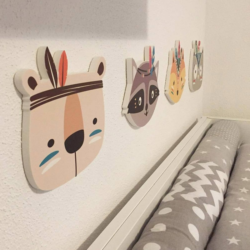 Wooden Animal Room Decoration