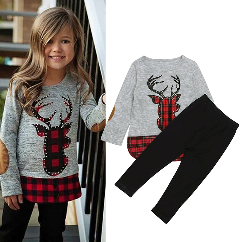 Girl T-shirt + Long Pants - BabyOlivia