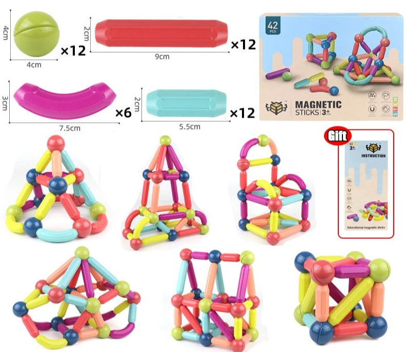 Big Size Magnetic Stick Building Blocks