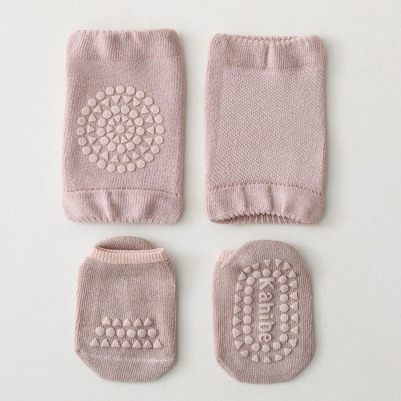 Knee Pad Socks Set - BabyOlivia