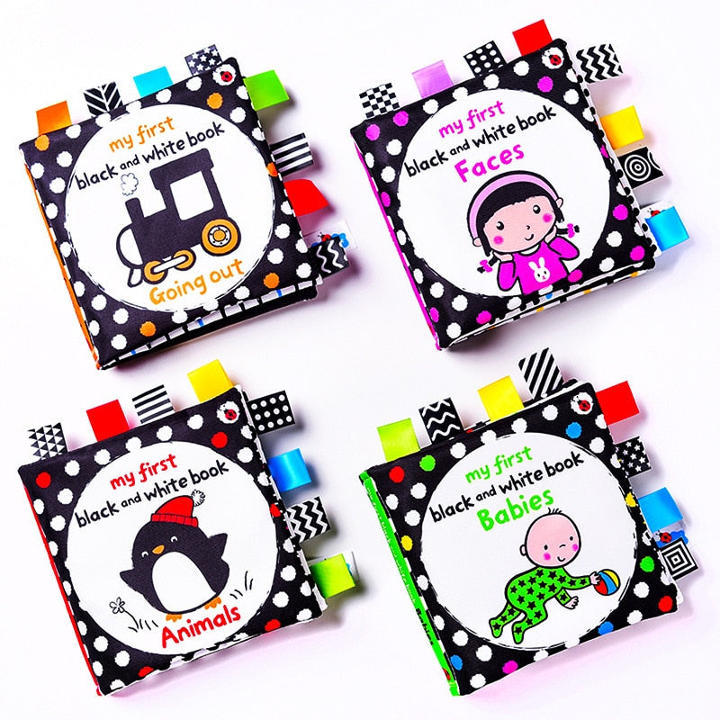 Black & White Baby Quiet Book - BabyOlivia