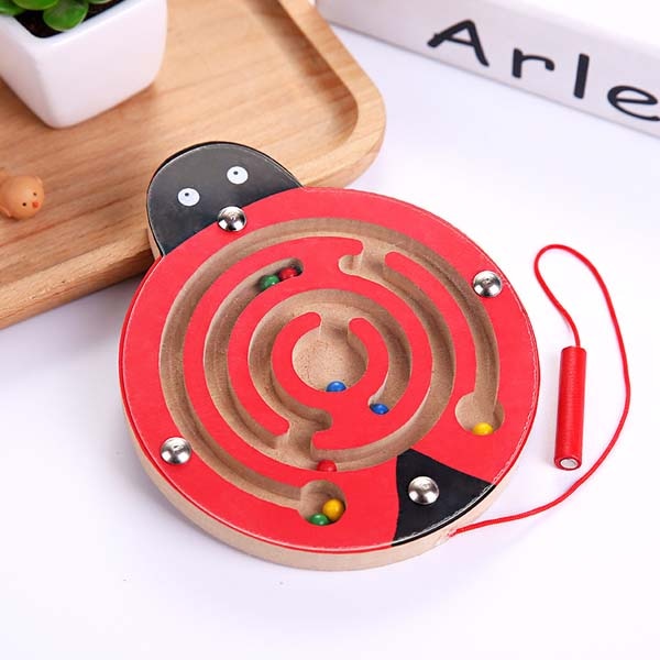 Montessori Wooden Labyrinth Toy - BabyOlivia