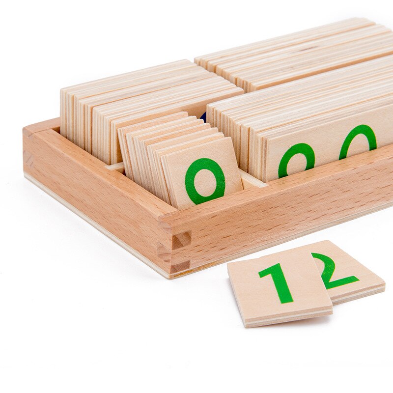 Kids Montessori Numbers Learning Cards