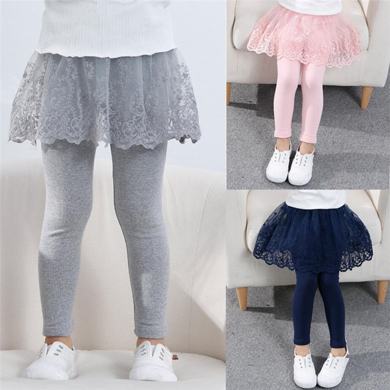 Cotton Kids Girls Princess Skirt-pants