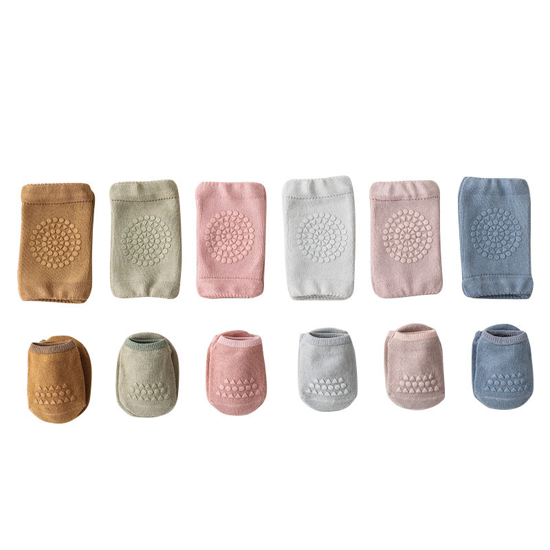 Knee Pad Socks Set - BabyOlivia