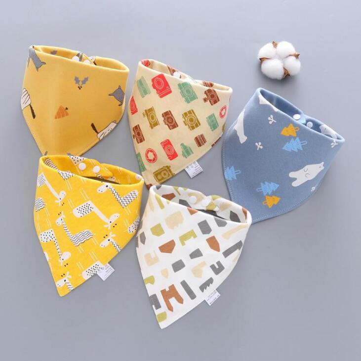 Baby Cotton Bibs - 5 Pcs - BabyOlivia