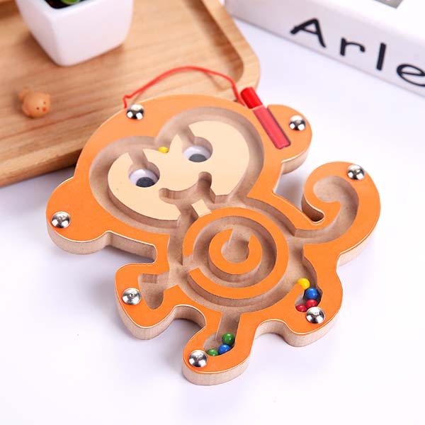 Montessori Wooden Labyrinth Toy - BabyOlivia