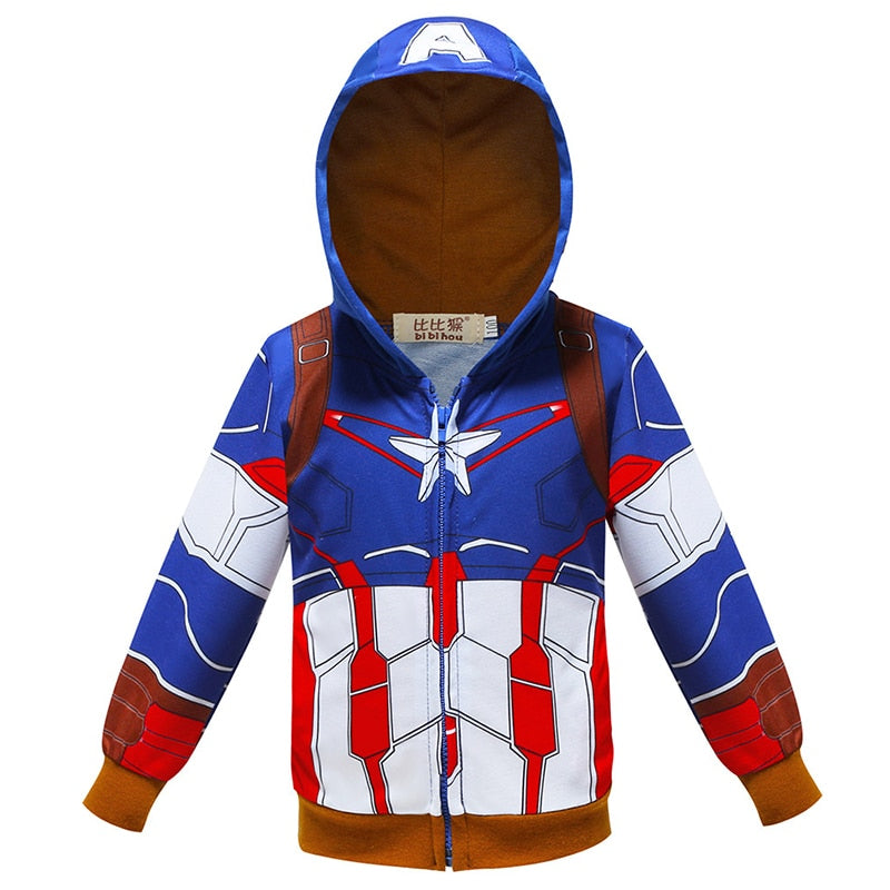 Boys Hero Hoodies - BabyOlivia