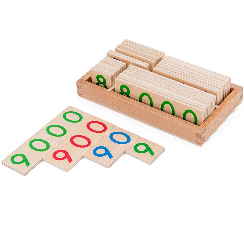 Kids Montessori Numbers Learning Cards