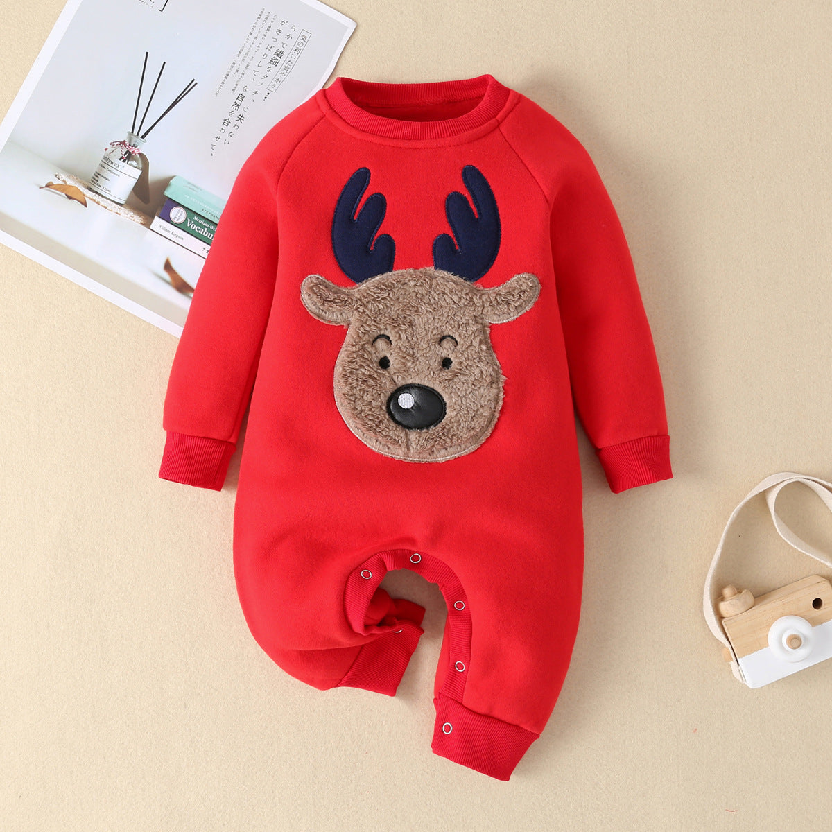 Christmas Baby Festiv Romper - BabyOlivia