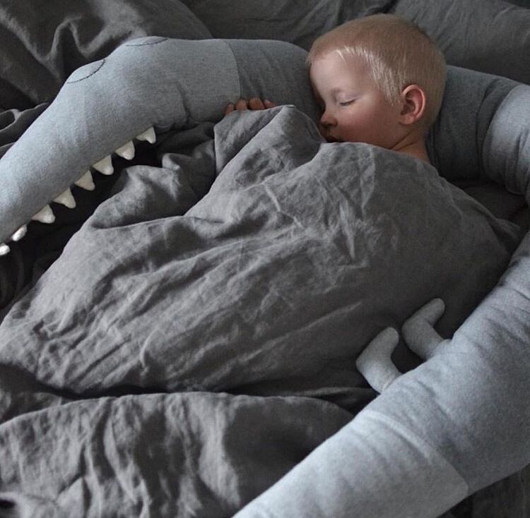 Crocodile Bed Bumper Pillow - BabyOlivia