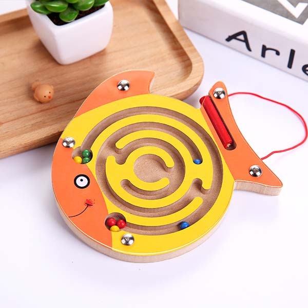 Montessori Wooden Labyrinth Toy - BabyOlivia