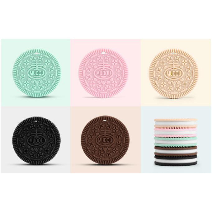 Silicone Biscuit Teether Baby Chew - BabyOlivia