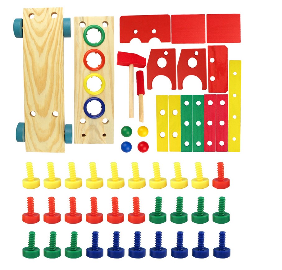 Wooden Assembling Montessori Toy - BabyOlivia