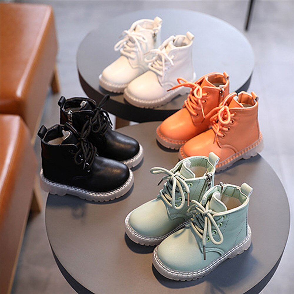Fashion Leather Martin Boots