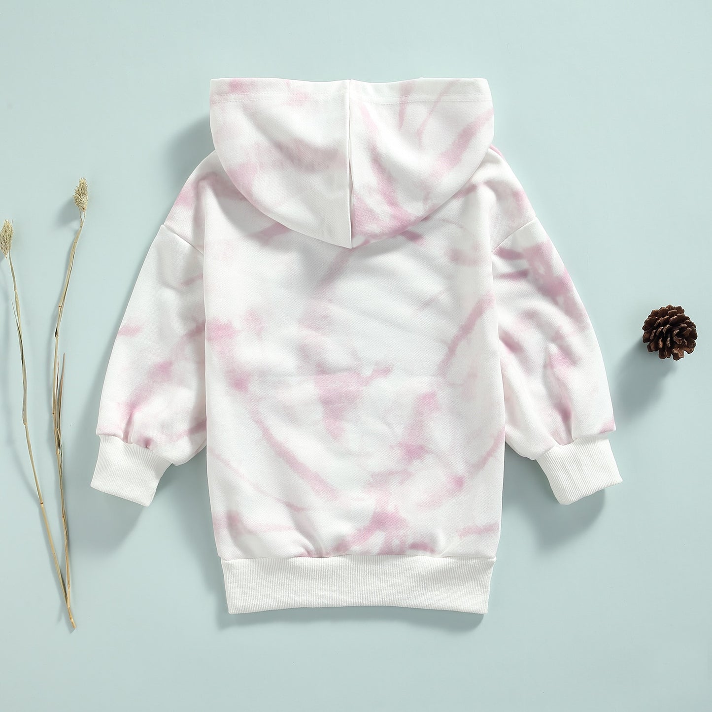 Baby Girl Hoodie Dress Tie-Dye 1-5Y