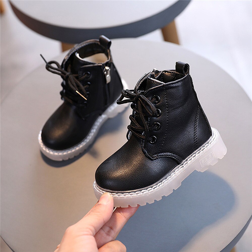 Fashion Leather Martin Boots