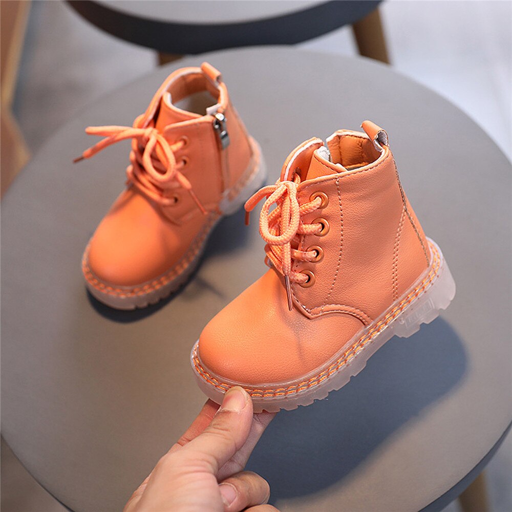 Fashion Leather Martin Boots