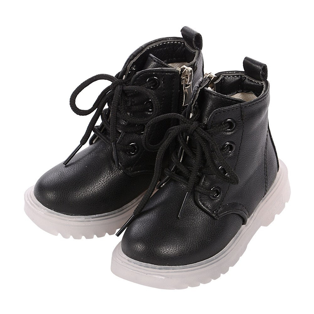 Fashion Leather Martin Boots