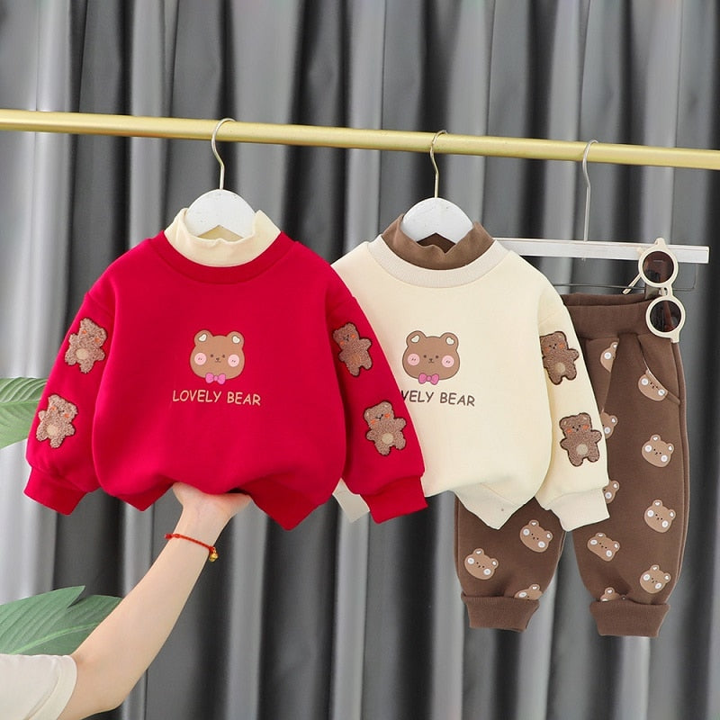 Boy's Bear Two-piece Set 3M-4Y