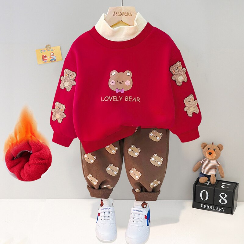 Boy's Bear Two-piece Set 3M-4Y