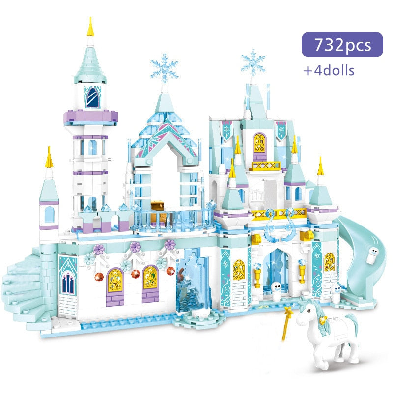 Princess Royal Crystal Ice Castle Building Blocks