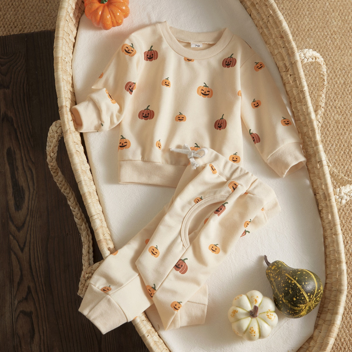 Halloween Baby Boy Girl Set Pumpkin