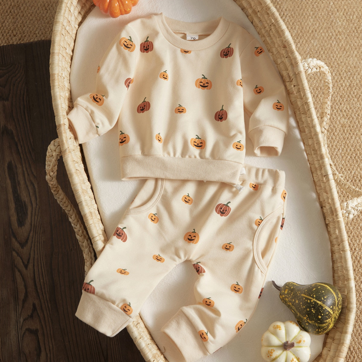 Halloween Baby Boy Girl Set Pumpkin