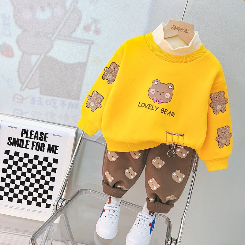 Boy's Bear Two-piece Set 3M-4Y