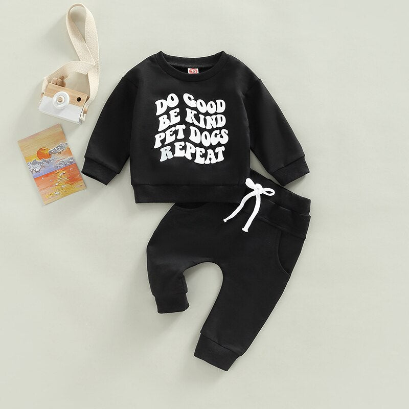 2pcs Set Sweater & Pants For Boys 6M-3Y