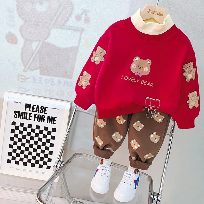 Boy's Bear Two-piece Set 3M-4Y