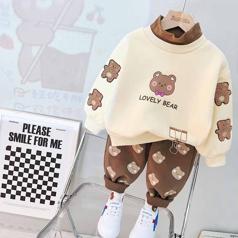 Boy's Bear Two-piece Set 3M-4Y