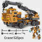 525PCS City 2-in-1 Engineering Transformation Robot Building Blocks