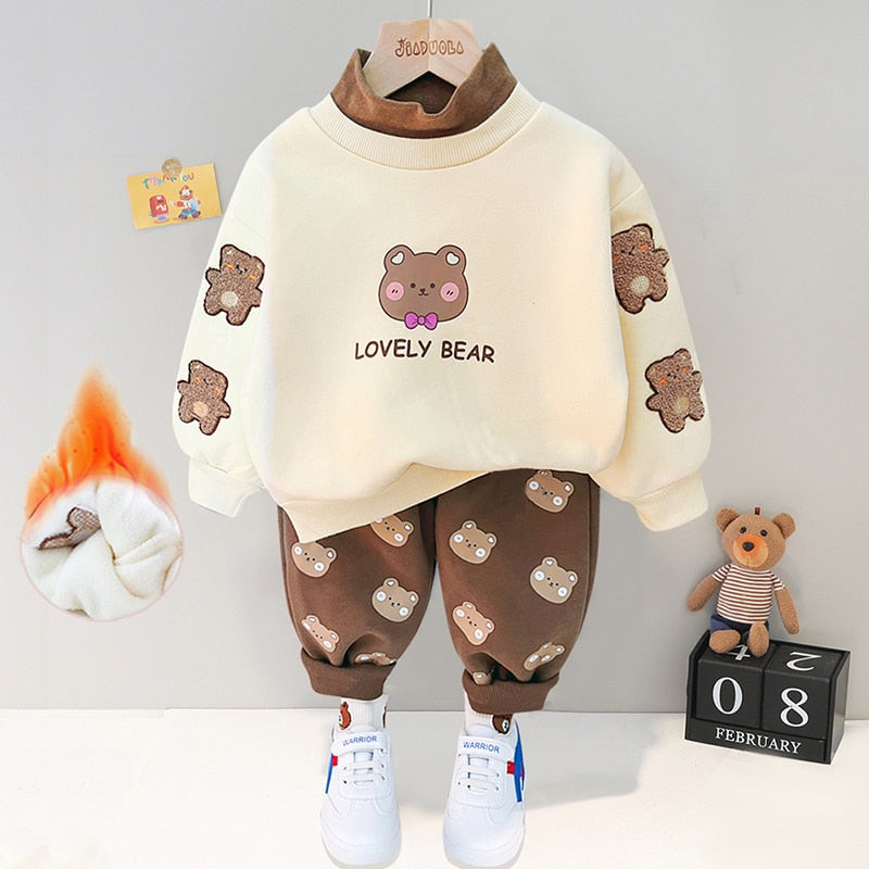 Boy's Bear Two-piece Set 3M-4Y