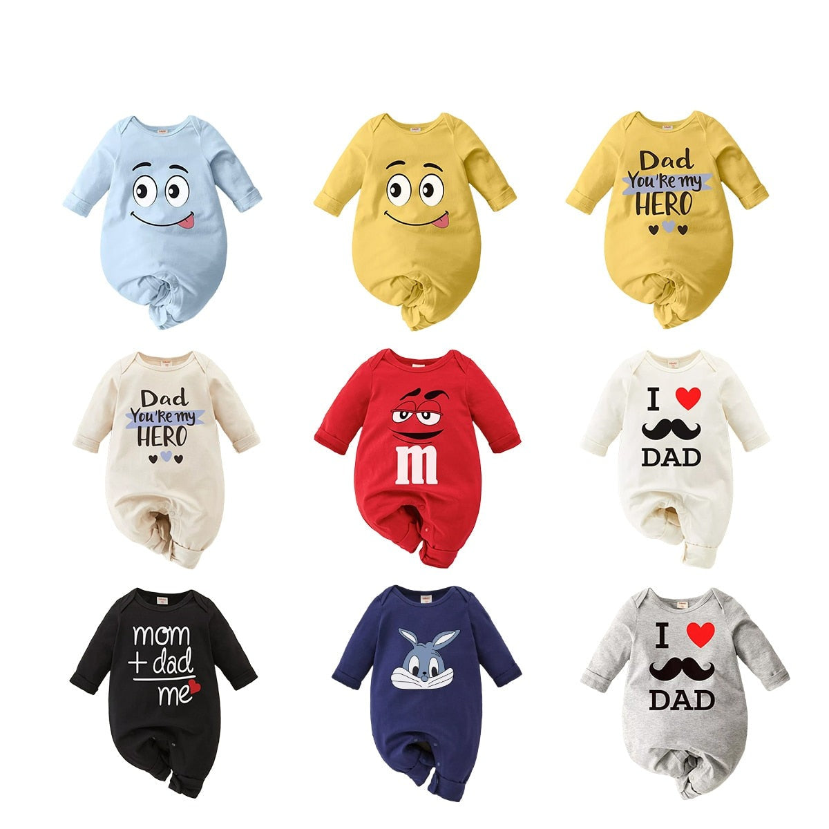 Unisex Cotton Baby Jumpsuit