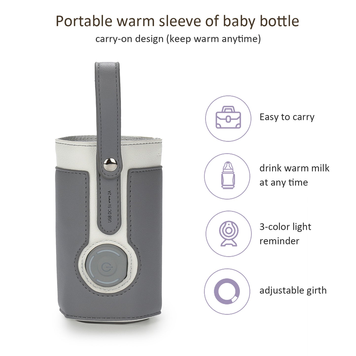 Portable Bottle Heating Cover - BabyOlivia