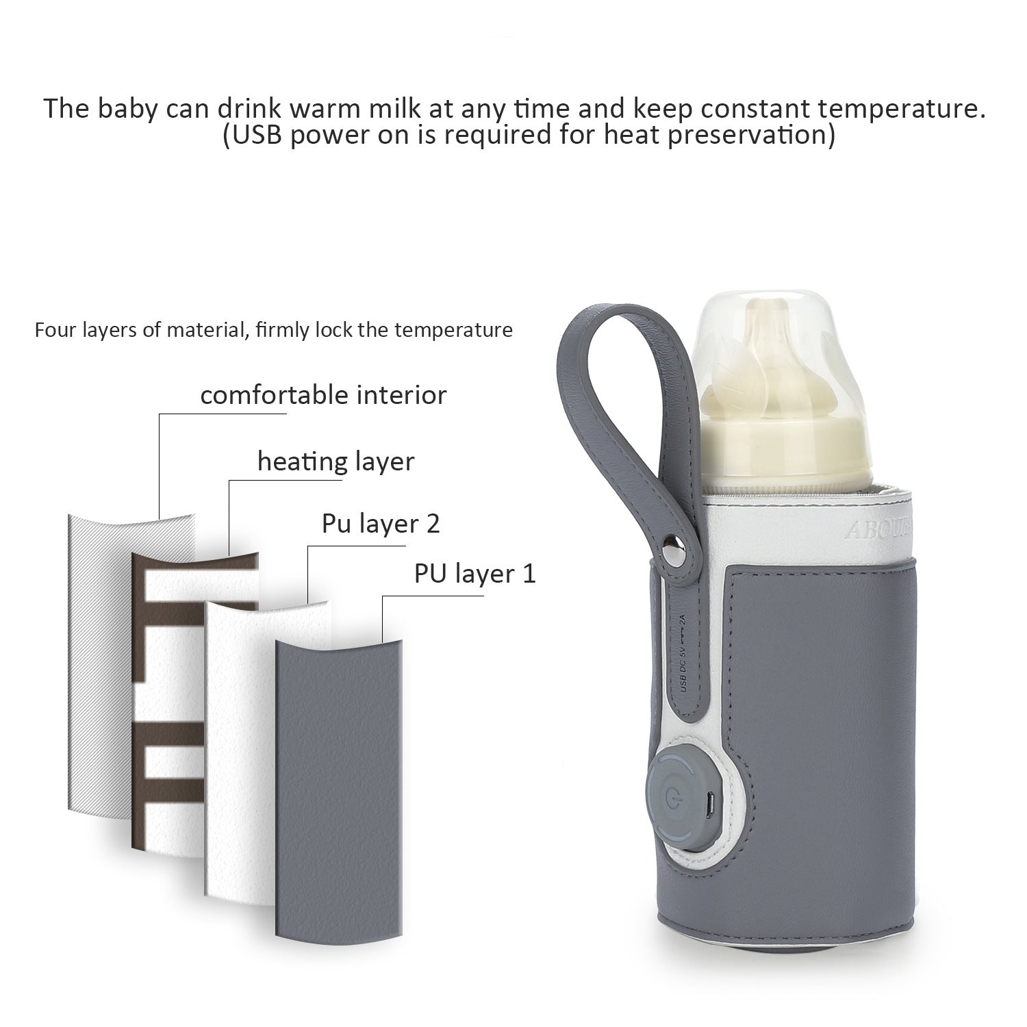 Portable Bottle Heating Cover - BabyOlivia