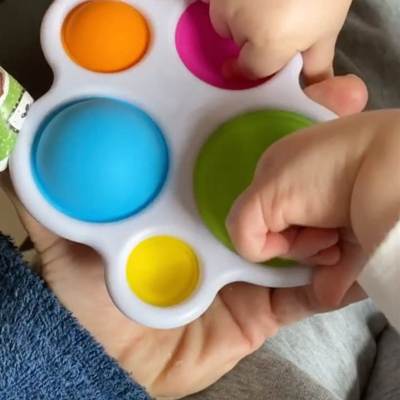 Montessori Colorful Board Pop - BabyOlivia