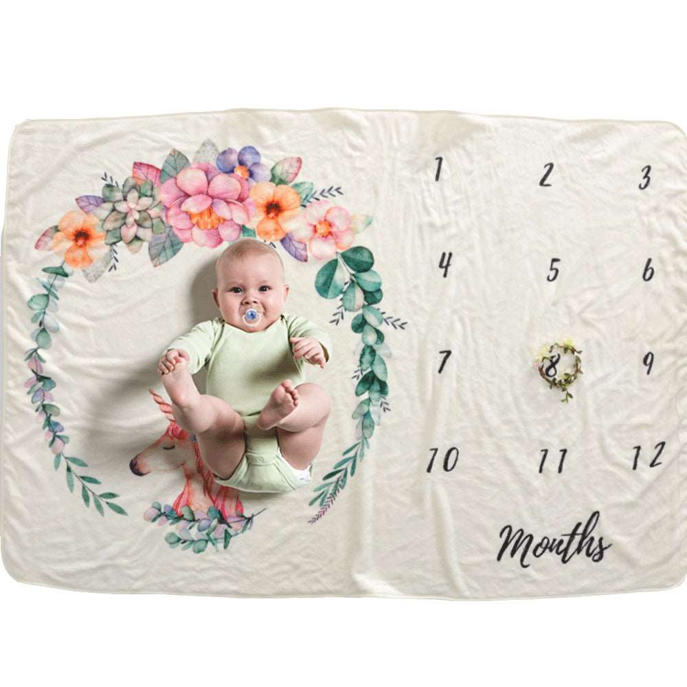 Baby Milestone Blanket - BabyOlivia