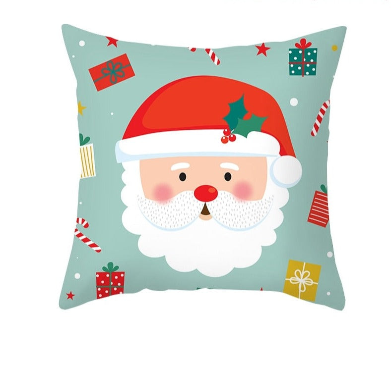 45x45cm Cartoon Christmas Pillowcase