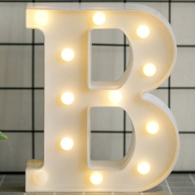 LED Alphabet Night Light