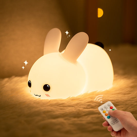 Silicone Rabbit LED Night Light