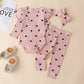 Long Sleeve Romper 3-piece Set - BabyOlivia