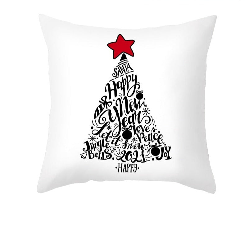 45x45cm Cartoon Christmas Pillowcase