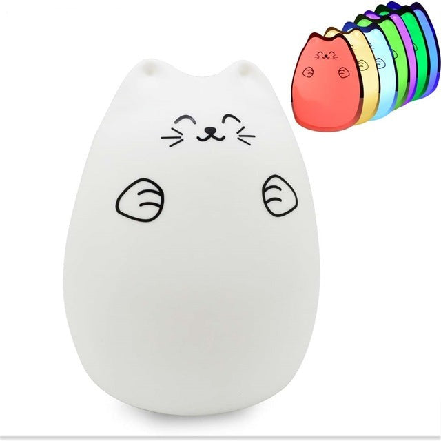 Premium 7 Colors Cat LED Night Light