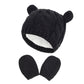Winter Warm Knitted Hat & Gloves
