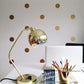 Wall Sticker Gold Polka Dots