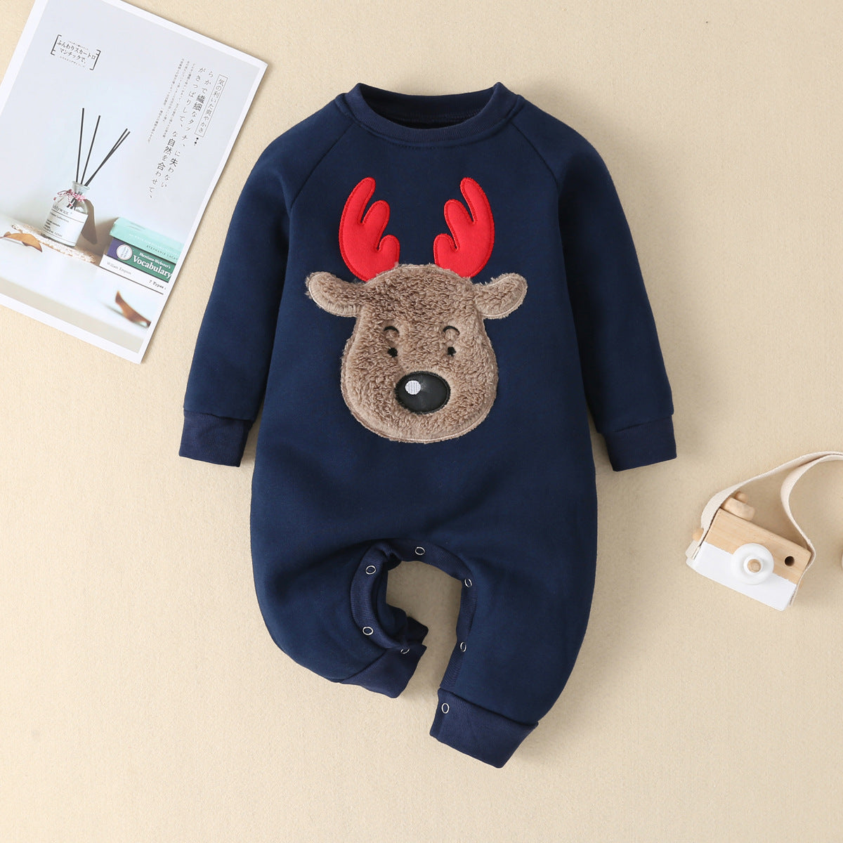 Christmas Baby Festiv Romper - BabyOlivia